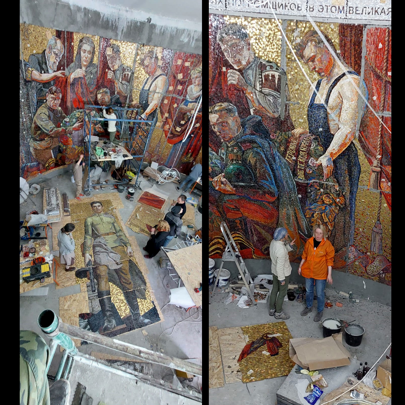 Сборка мозаики в Кемерово
